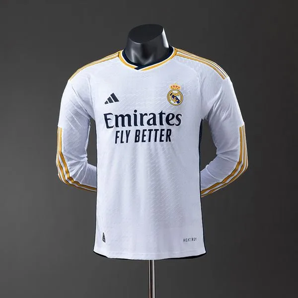 Camiseta de fútbol Real Madrid 2023/24 LOCAL MANGA LARGA VERSION JUGADOR